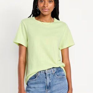 Old Navy EveryWear Crew-Neck Lime Meringue T-Shirt NWT